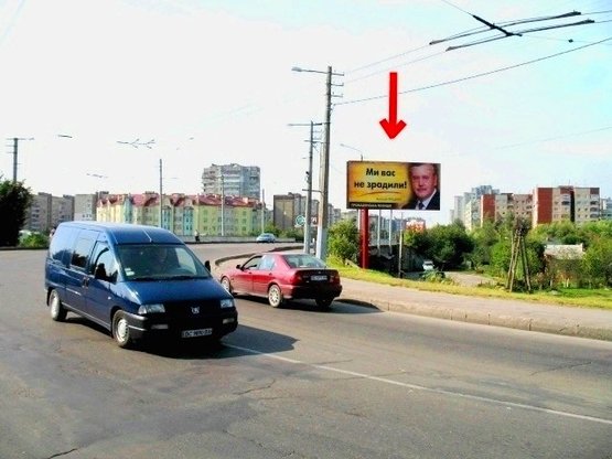 Фото рекламної площини за адресою Сихівська вул.-пр.Ч.Калини Фото рекламної площини за адресою Сихівська вул.-пр.Ч.Калини