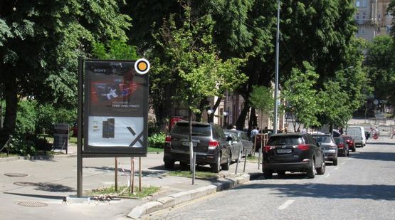 Фото рекламної площини за адресою Прорезная ул., напротив д.№8