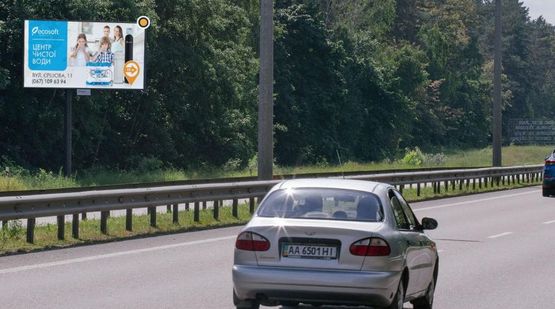 Фото рекламної площини за адресою Брест-Литовское шоссе, из Киева