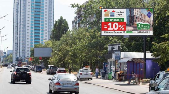 Фото рекламної площини за адресою Оболонский пр.,7