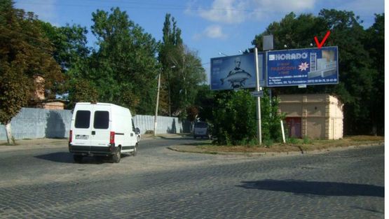 Фото рекламной плоскости по адресу Заводская ул / Коломыйская ул, правый, из центра Фото рекламной плоскости по адресу Заводская ул / Коломыйская ул, правый, из центра