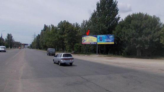 Фото рекламної площини за адресою Бериславское шоссе, въезд, левый
