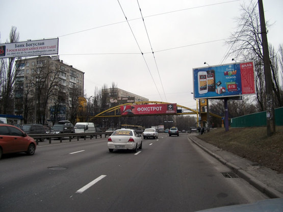 Фото рекламной плоскости по адресу ул.О.Телиги,ст.м.Дорогожичи направление на Петровку Фото рекламной плоскости по адресу ул.О.Телиги,ст.м.Дорогожичи направление на Петровку