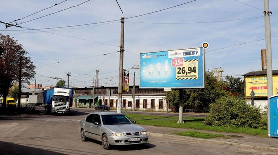 Фото рекламной плоскости по адресу Городоцкая ул., 302 Фото рекламной плоскости по адресу Городоцкая ул., 302