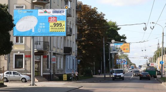 Фото рекламної площини за адресою Городоцкая ул.,225/ул. Окружная Фото рекламної площини за адресою Городоцкая ул.,225/ул. Окружная