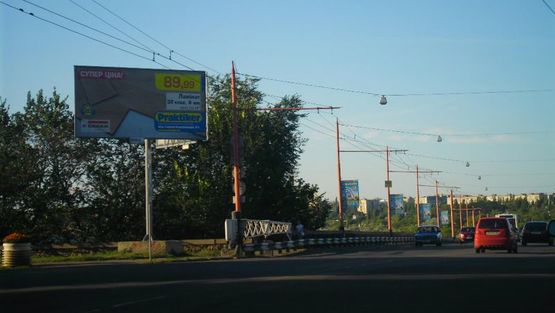 Фото рекламної площини за адресою Пушкинская ул / Набережная ул Фото рекламної площини за адресою Пушкинская ул / Набережная ул