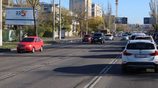 Фото рекламной плоскости по адресу Николаевская дорога, 291, из центра