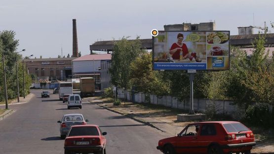 Фото рекламної площини за адресою Князя Владимира ул 109, в центр