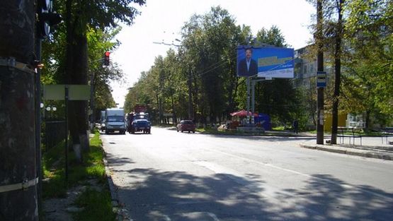 Фото рекламной плоскости по адресу Кирова ул, 165, из центра Фото рекламной плоскости по адресу Кирова ул, 165, из центра