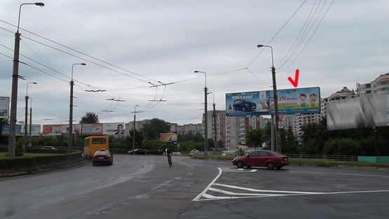 Фото рекламной плоскости по адресу Коновальца ул / Злуки ул, правый, из центра Фото рекламной плоскости по адресу Коновальца ул / Злуки ул, правый, из центра