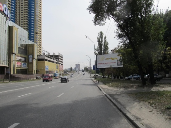Фото рекламної площини за адресою Харьковское шоссе,48 направление Харьковской пл. (ТРЦ "МегаСити", Институт Химии)