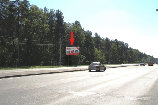 Фото рекламной плоскости по адресу Городская ул. (АЗС "ANP", "WOG", Novus, Эпицентр, Lavina Mall, Ашан), в напр. ул.Стеценка