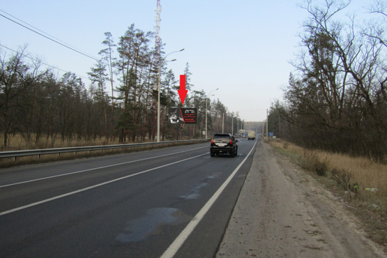 Фото рекламної площини за адресою Минский просп., в направлении из г. Киев, 15км+370