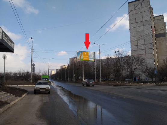 Фото рекламной плоскости по адресу ул. Ужвий Наталии,60 (Супермаркет "АТБ", Кондитерская "Крендель"), направл. к ул.Л.Сердюка Фото рекламной плоскости по адресу ул. Ужвий Наталии,60 (Супермаркет "АТБ", Кондитерская "Крендель"), направл. к ул.Л.Сердюка