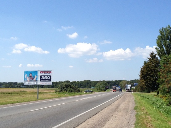 Фото рекламної площини за адресою Кольцевая дорога (Автодорога Киев-Чоп), км 530+400, 600 м от АЗС "Укрнафта" Фото рекламної площини за адресою Кольцевая дорога (Автодорога Киев-Чоп), км 530+400, 600 м от АЗС "Укрнафта"