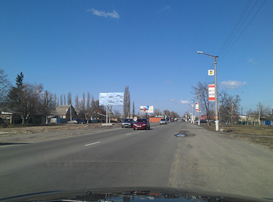 Фото рекламної площини за адресою пгт. Гостомель, ул. Ленина (на Гостомель)