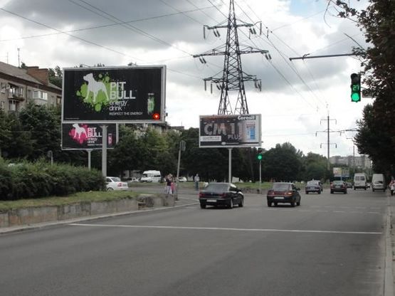 Фото рекламної площини за адресою Поля пр. - Стромцова ул., из центра