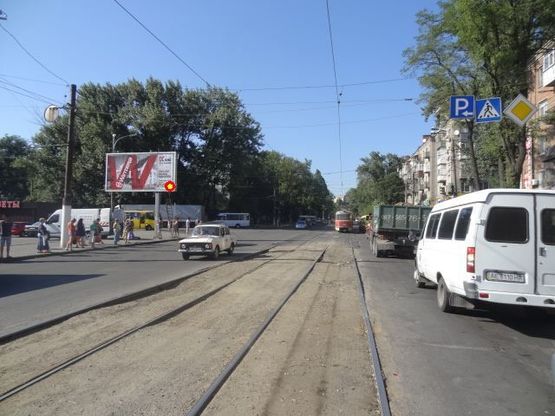 Фото рекламной плоскости по адресу Богдана Хмельницкого пр., 118Д - Кротова ул.