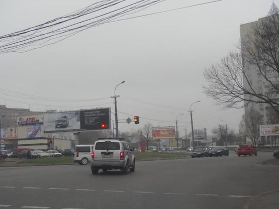 Фото рекламной плоскости по адресу Космическая ул. - Мандрыковская ул., правая