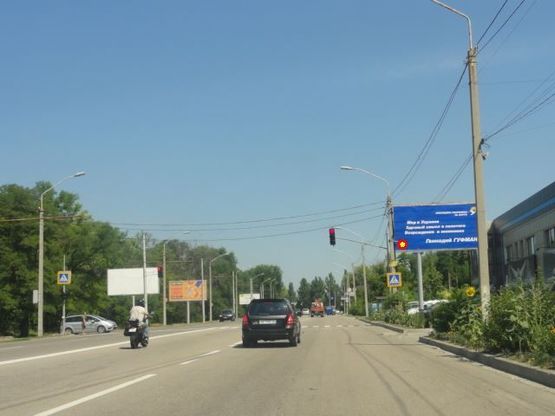 Фото рекламної площини за адресою Запорожское шоссе, 53б, призматрон въезд в город