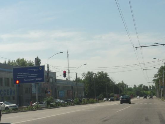 Фото рекламной плоскости по адресу Запорожское шоссе, 53б, призматрон выезд из города Фото рекламной плоскости по адресу Запорожское шоссе, 53б, призматрон выезд из города