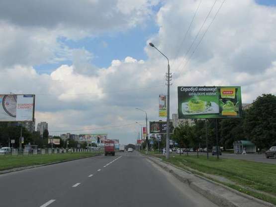 Фото рекламной плоскости по адресу Червоної Калини просп. - Довженка вул., 2 Фото рекламной плоскости по адресу Червоної Калини просп. - Довженка вул., 2