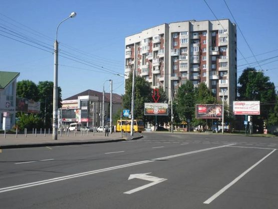 Фото рекламной плоскости по адресу м. Рівне, вул. А.Грушевського, в районі перехрестя з вул. Гагаріна Фото рекламной плоскости по адресу м. Рівне, вул. А.Грушевського, в районі перехрестя з вул. Гагаріна