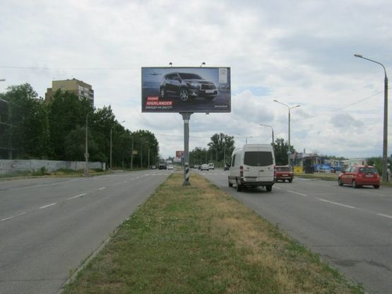 Фото рекламної площини за адресою Набережна магістраль  – вул.Нижнедніпровська,(призматрон) напрямок руху до вокзалу Фото рекламної площини за адресою Набережна магістраль  – вул.Нижнедніпровська,(призматрон) напрямок руху до вокзалу