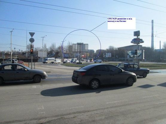 Фото рекламной плоскости по адресу пр.Соборний -вул.Космічна (коло), обличчям до пр.Соборного (призматрон) Фото рекламной плоскости по адресу пр.Соборний -вул.Космічна (коло), обличчям до пр.Соборного (призматрон)