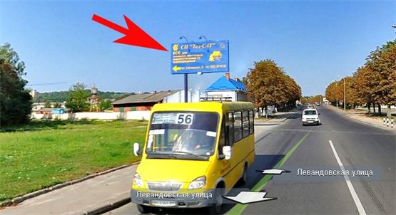 Фото рекламной плоскости по адресу Левандівська вул. Фото рекламной плоскости по адресу Левандівська вул.