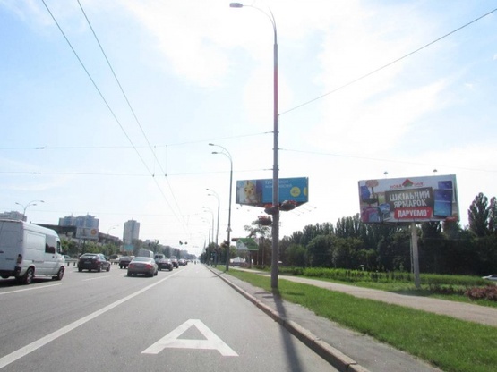 Фото рекламной плоскости по адресу Глушкова проспект, ул.Касияна Фото рекламной плоскости по адресу Глушкова проспект, ул.Касияна