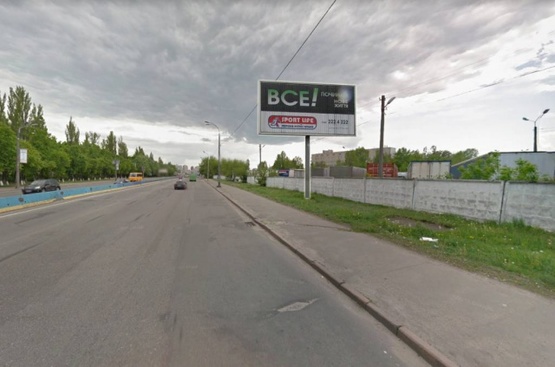 Фото рекламной плоскости по адресу просп. Академіка Палладіна, 46/2 напроти