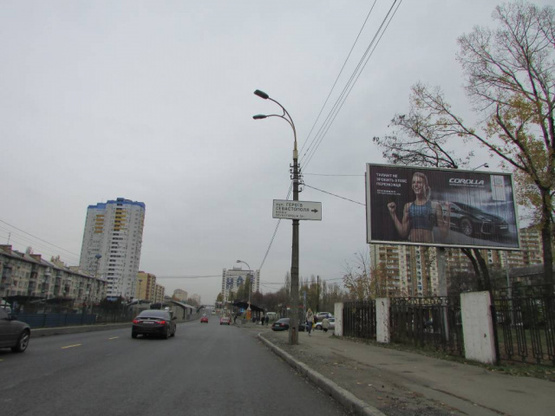 Фото рекламної площини за адресою Космонавта Комарова проспект / Героев Севастополя