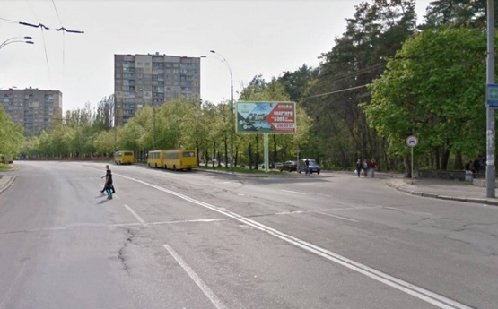 Фото рекламної площини за адресою Георгія Гонгадзе (Радянської України) проспект, 22 (навпроти) Фото рекламної площини за адресою Георгія Гонгадзе (Радянської України) проспект, 22 (навпроти)