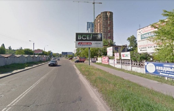 Фото рекламной плоскости по адресу Євгена Сверстюка (Марини Раскової), 21а рух до проспекту Соборності