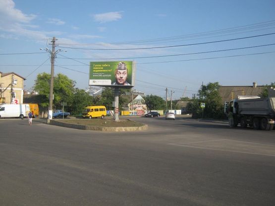 Фото рекламной плоскости по адресу Малая Долина  (3-грани)