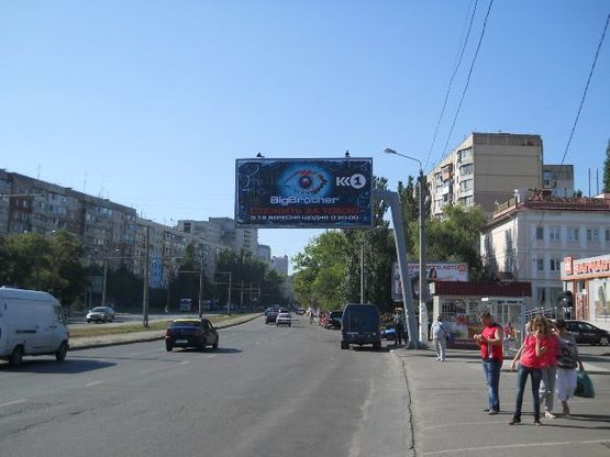 Фото рекламної площини за адресою Балковская угол Краснослободского спуска А2
