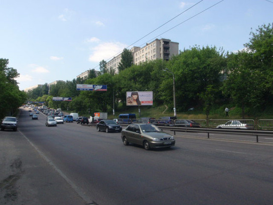 Фото рекламной плоскости по адресу ул. Е.Телиги, 57, направление м. Дорогожичи Фото рекламной плоскости по адресу ул. Е.Телиги, 57, направление м. Дорогожичи