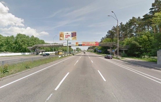 Фото рекламной плоскости по адресу просп. Броварський на розподілювачі (04-0254-01)