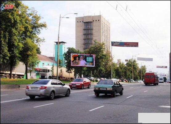 Фото рекламної площини за адресою (225359) Голосеевский пр., в центр, к Автовокзалу Фото рекламної площини за адресою (225359) Голосеевский пр., в центр, к Автовокзалу