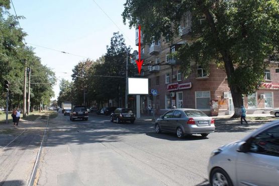 Фото рекламной плоскости по адресу t014A,просп. Пушкіна -вул. Савченко (2)