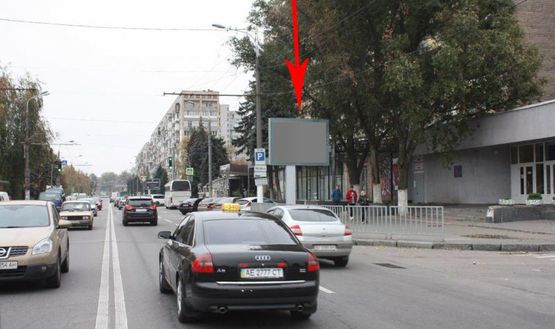 Фото рекламной плоскости по адресу t037A,вул. Січеславська Набережна - вул. Павла Нірінберга, 2, біля світлофора Фото рекламной плоскости по адресу t037A,вул. Січеславська Набережна - вул. Павла Нірінберга, 2, біля світлофора