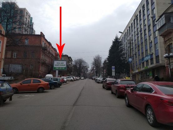 Фото рекламной плоскости по адресу t060B,вул. Шевченка, 18