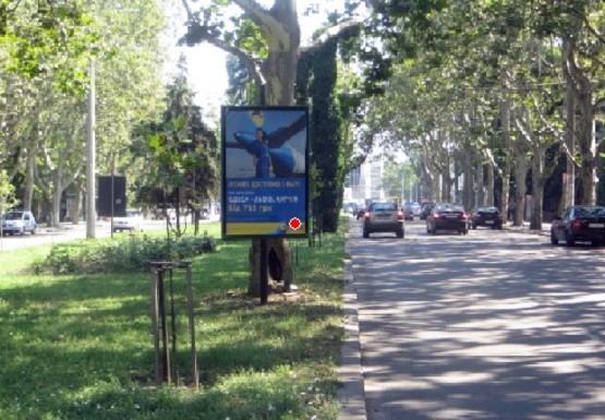 Фото рекламной плоскости по адресу Адмиральский пр., 1-Б A