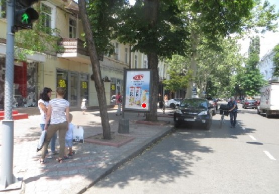 Фото рекламной плоскости по адресу Екатерининская, 26 А