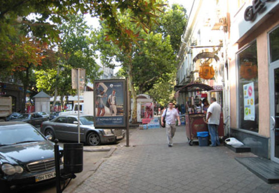 Фото рекламной плоскости по адресу Екатерининская, 14 B