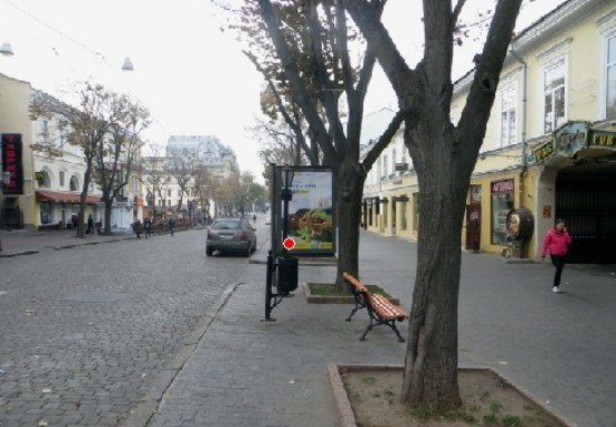 Фото рекламної площини за адресою Дерибасовская, 16 А