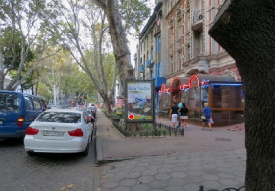 Фото рекламной плоскости по адресу Пушкинская, 59 А