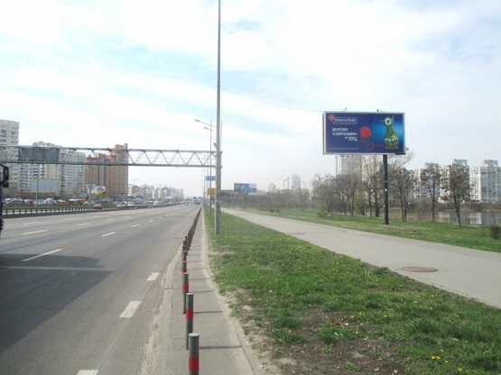 Фото рекламной плоскости по адресу пр.Бажана,36 ст.м.Харьковская-ст.м.Позняки в центр Фото рекламной плоскости по адресу пр.Бажана,36 ст.м.Харьковская-ст.м.Позняки в центр