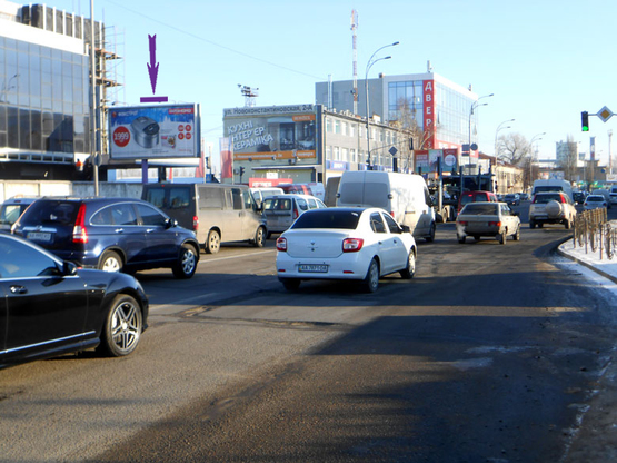 Фото рекламной плоскости по адресу вул. Новокостянтинівська, 4 у напрямку центру 56 лам Фото рекламной плоскости по адресу вул. Новокостянтинівська, 4 у напрямку центру 56 лам
